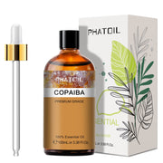 PHATOIL Copaiba oil in amber bottle preserves quality for long-term use