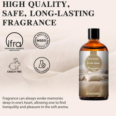 PHATOIL Fresh Linen Oil in a diffuser humidifier setting adds inviting aroma.