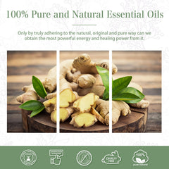 PHATOIL Ginger amber bottle closeup preserves aroma and quality