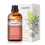 PHATOIL Grapefruit Essential Oil bottle pour for precise aroma blends.