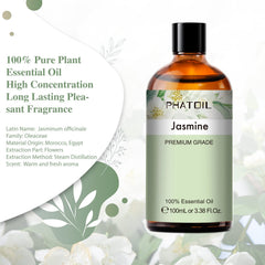 PHATOIL Jasmine essential oil dropper for precise, mess-free pouring.