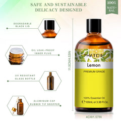 PHATOIL Lemon essential oil used in candle making for vibrant scent