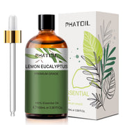 PHATOIL Lemon Eucalyptus bottle with dropper for easy diffuser use.