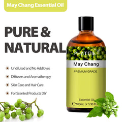 PHATOIL May Chang amber bottle preserves purity and longevity of fragrance.