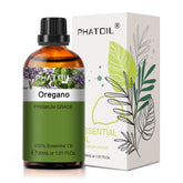 PHATOIL Oregano essential oil bottle with dropper for precise application.