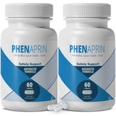 PhenAprin pack 2 bottle showing two-month supply for appetite control during meals.