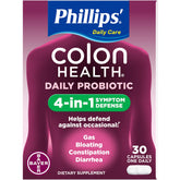 Phillips' Colon Health bottle and capsules for daily digestive support