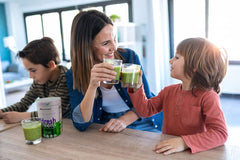 Phresh Greens measuring scoop with powder for effortless daily servings.