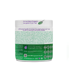 Phresh Greens powder dissolving in water for quick, convenient energy.