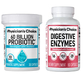 Physician's CHOICE Advanced Gut Health Bundle bottle front supports daily digestive balance.