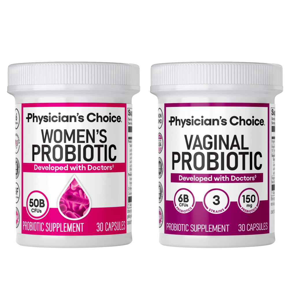 Physician's CHOICE Feminine Power Duo bottle displayed for daily feminine health support