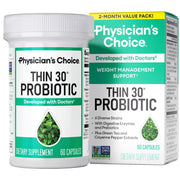 Physician's CHOICE 6-strain probiotic bottle pour for gut support and balance