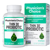 Physician's CHOICE probiotics bottle front view for weight support