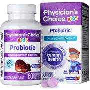 Physician's CHOICE Kids berry-flavored chewable tablet for gut balance and immune support