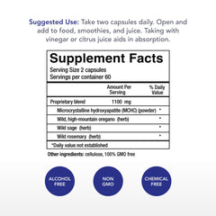 Physician's Strength Bone Complete capsules close-up for plant-based daily nutrition.