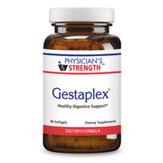 Physician's Strength Gestaplex bottle front view for easy daily digestion support.