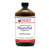 Physician's Strength NeuroAid bottle pour shows easy daily serving for nerve and brain support