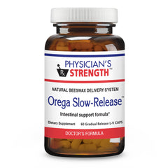 Physician's Strength Orega Slow-Release bottle with capsules for gentle intestinal support