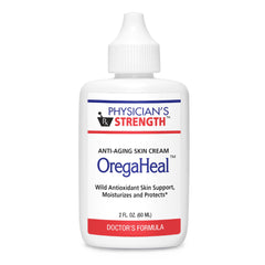 Physician's Strength OregaHeal cream jar showing rich moisturizing formula for daily use