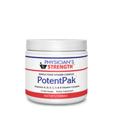 Physician's Strength PotentPak bottle showing whole-food vitamins for daily wellness