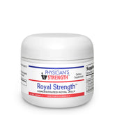 Physician's Strength Royal Strength bottle label highlights premium royal jelly ingredients for energy support.
