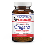 Physician's Strength wild oregano gels bottle for daily use