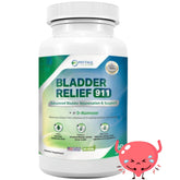 Phytage Labs Bladder Relief 911 bottle front promotes daily urinary support and comfort