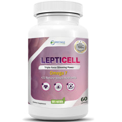 Phytage Labs LeptiCell bottle front for daily wellness support.