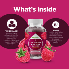 Phytoral Biotin-Collagen gummies skin hydration focus image