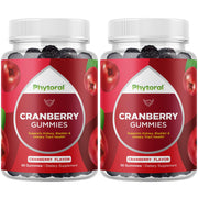 Phytoral Extra Strength Cranberry Gummies bottle for daily urinary wellness.