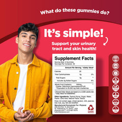 Phytoral two-pack Cranberry Gummies display, emphasizing value and daily urinary support.