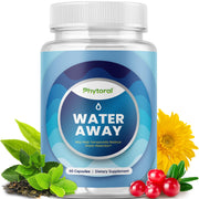 PHYTORAL water retention pills bottle shows herbal diuretic blend for gentle relief.