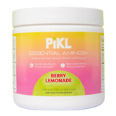 PiKL Essential Aminos+ bottle pour shows Berry Lemonade flavor for on-court hydration