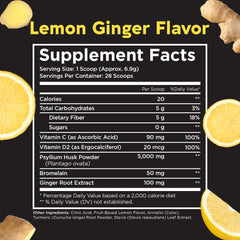 Pinch Magic vitamins C D and bromelain highlight added digestive and immune support features.