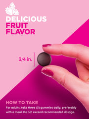 PINK Prenatal Vitamins gummies in a bowl, colorful and tasty