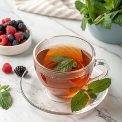 Pink Stork Fertility Tea blend includes Lady's Mantle and nettle leaf for harmony