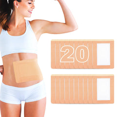 Pinsit castor oil pack wrap front view showing disposable design and soft cotton