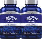 Piping Rock Alpha Lipoic Acid bottle for daily wellness routine