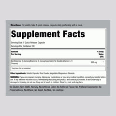 Piping Rock Benfotiamine 300mg bottle on table for daily wellness routine.