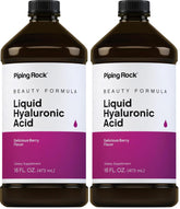 Piping Rock Hyaluronic Acid Berry Liquid bottle front for easy daily use