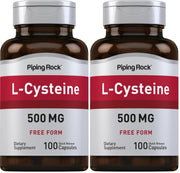 Piping Rock L-Cysteine 500 mg bottle front for daily supplement routine