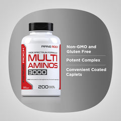 Piping Rock Lab-tested ingredients seal visible, promoting trust in supplement quality.