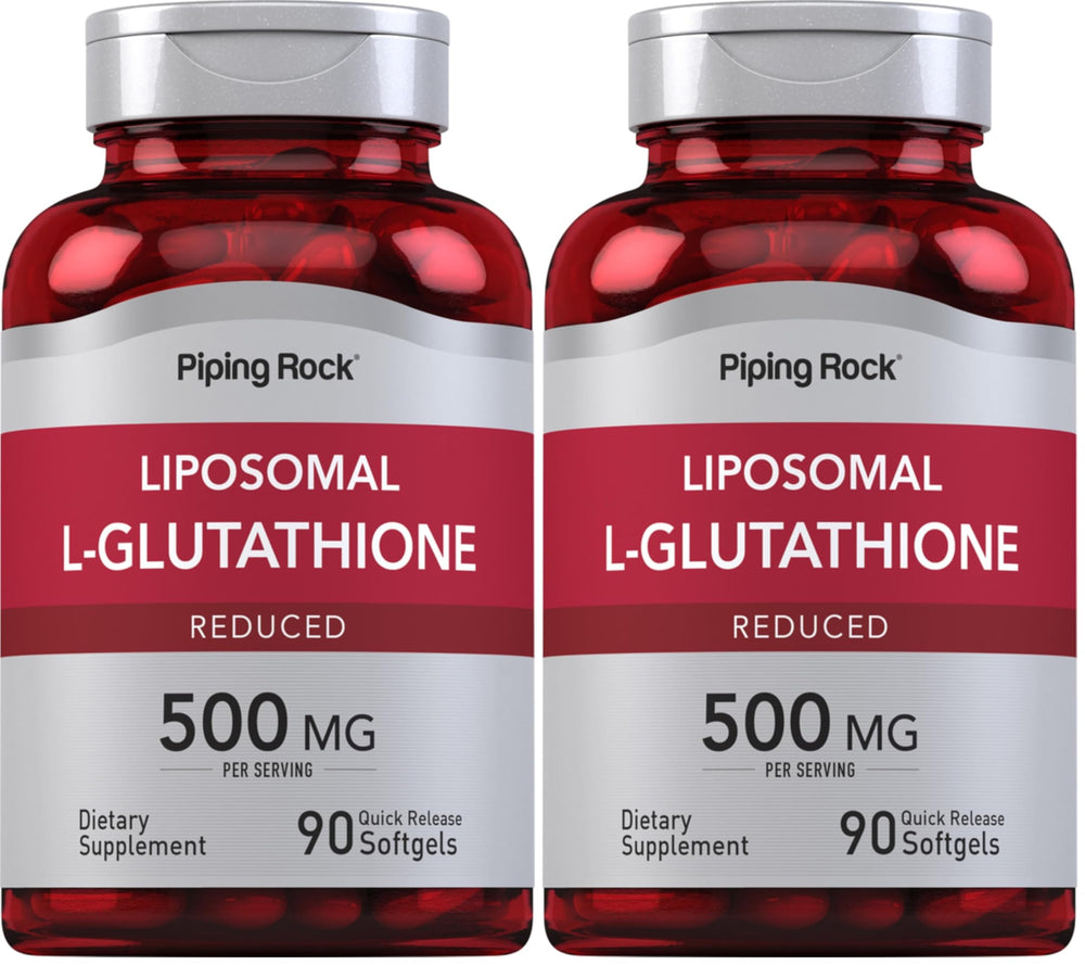 Piping Rock Liposomal Glutathione bottle-front view for daily wellness support