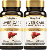 Piping Rock Liver Cleanse Complex bottle front view for daily liver care.