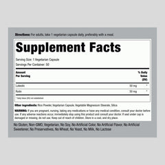 Piping Rock Luteolin two-pack capsules ready for daily use in a vegetarian, non GMO formula