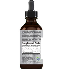 Piping Rock Nascent Iodine Drops Organic dropper close-up for precise dosing.