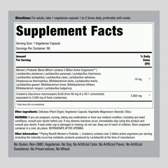 Piping Rock Probiotic capsules close-up for vegetarian daily intake