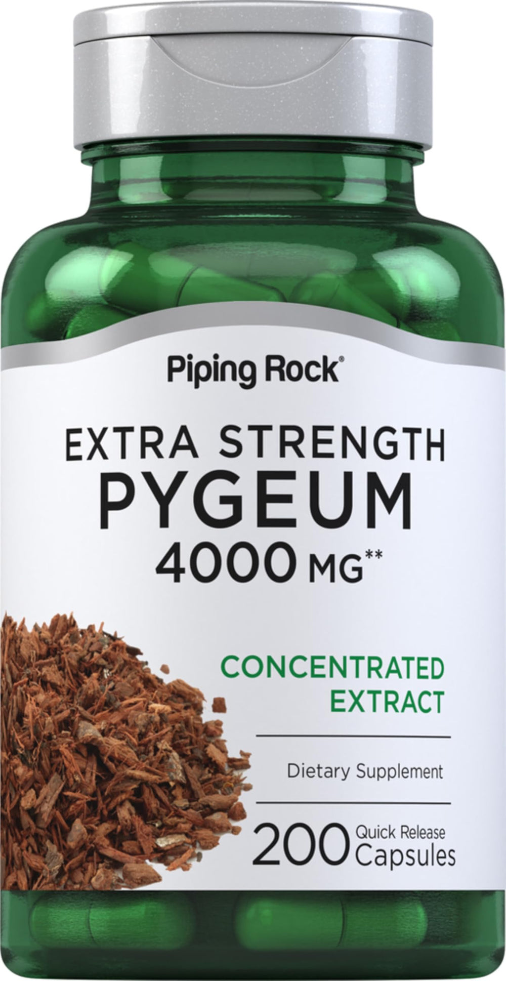 Piping Rock Pygeum 4000 mg bottle for daily vitality