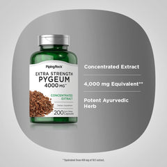 Piping Rock Pygeum Africanum bark extract close-up highlights botanical quality