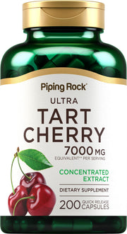 Piping Rock Tart Cherry Extract capsules bottle for convenient daily supplementation